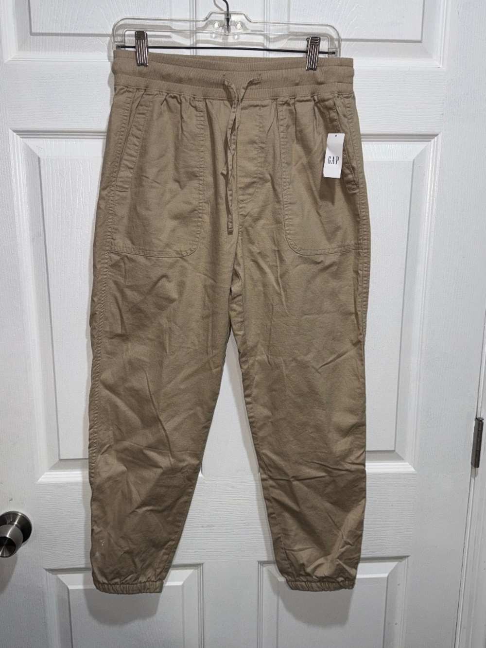 Gap Brushed Ribbed Joggers in Khaki - SMALL - New With Tags